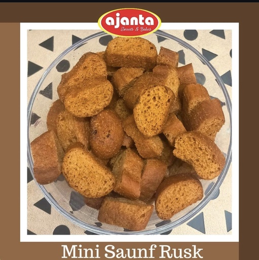 Mini Saunf Rusk (250gm)